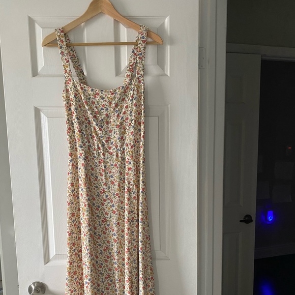 Reformation Dominique high slit midi dress in Ronan floral print - sz 6 - Picture 3 of 6